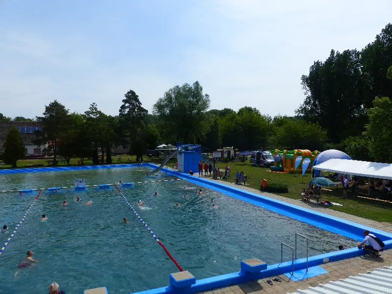 Freibad Glauzig Übersicht